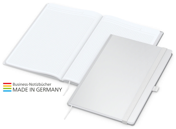 Match-Book White Bestseller A4 Cover-Star gloss-individuell, weiß