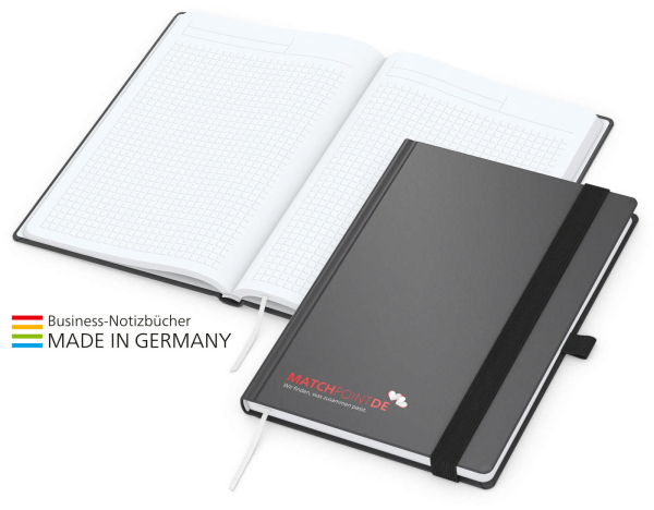 Vision-Book White x.press A5, anthrazit
