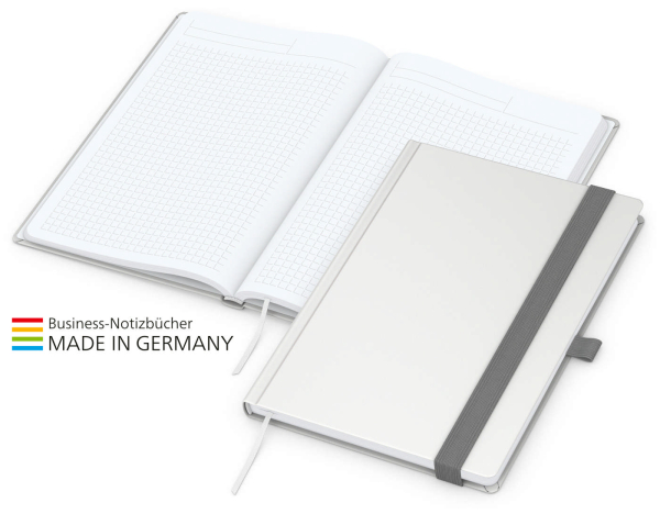Vision-Book White Bestseller A5, weiß inkl. Kupfeprägung