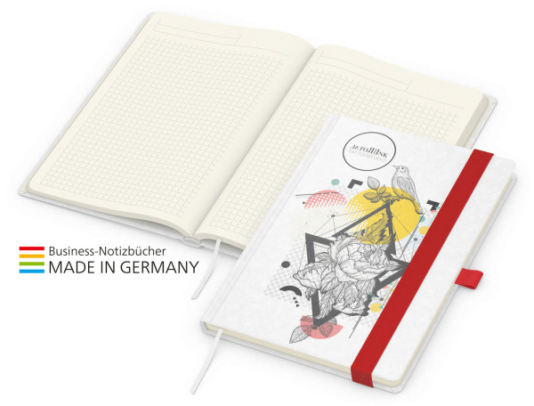 Match-Book Creme Bestseller A4 Natura individuell, rot
