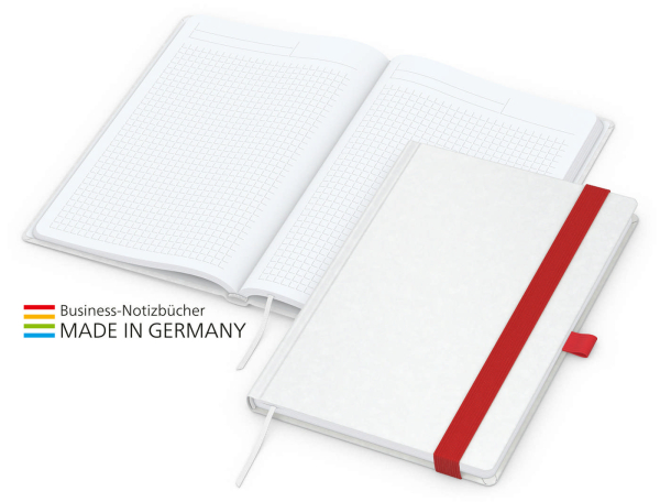 Match-Book Creme Bestseller Natura individuell A5, rot