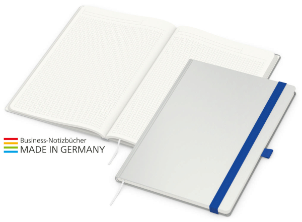 Match-Book green+blue A4 Natura Recycling, mittelblau