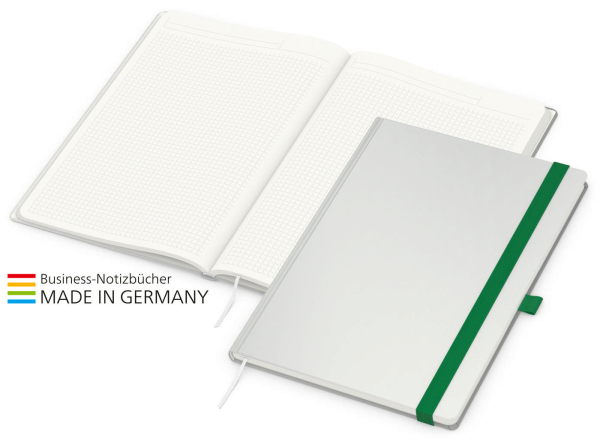 Match-Book green+blue A4 Natura Recycling, grün