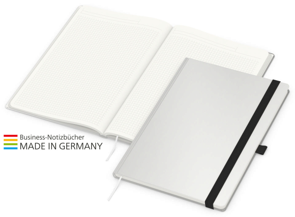 Match-Book green+blue A4 Cover-Star Recycling-Matt, schwarz