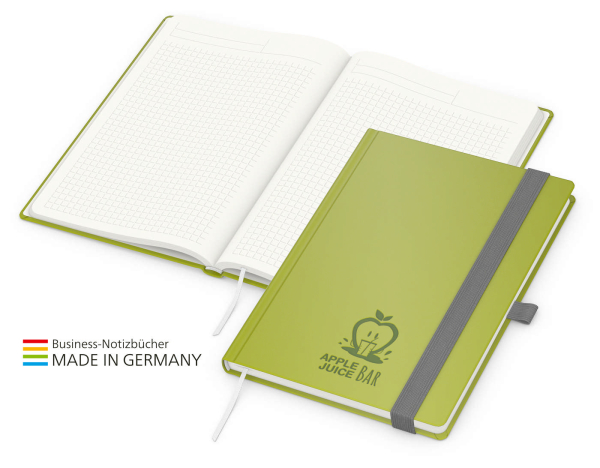 Organic-Book green+blue, grün