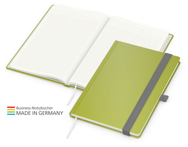 Organic-Book green+blue, grün