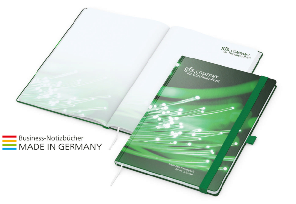 In-Book Round Bestseller A4, gloss-individuell, grün
