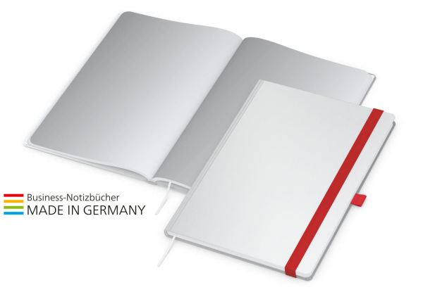 In-Book Round Bestseller A4, gloss-individuell, rot