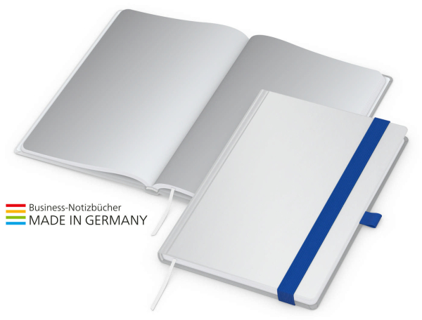 In-Book Round Bestseller A5, gloss-individuell, mittelblau