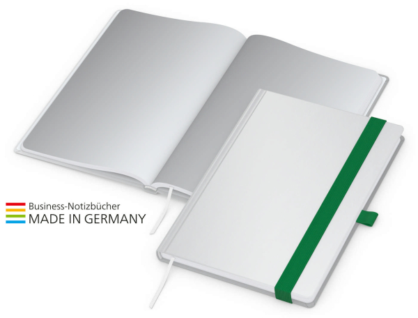 In-Book Round Bestseller A5, gloss-individuell, grün