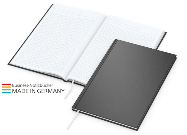 Memo-Book Bestseller A5, matt-schwarz