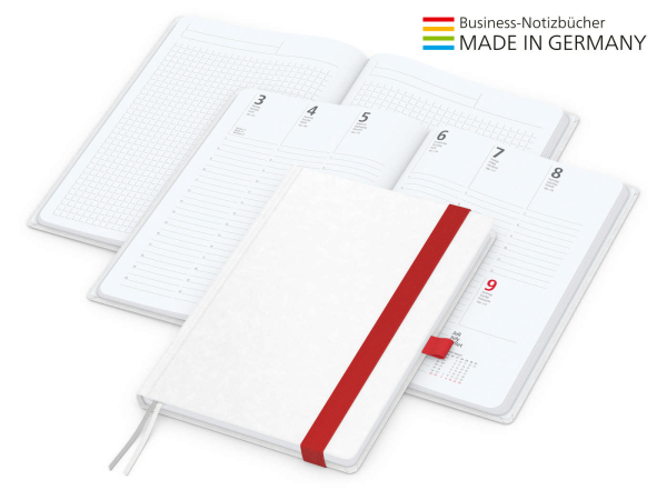Match-Hybrid White Bestseller A4, Natura individuell, rot