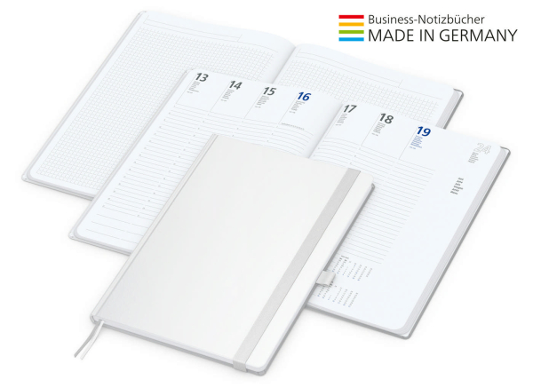 Match-Hybrid White Bestseller A4, Cover-Star gloss-individuell, weiß