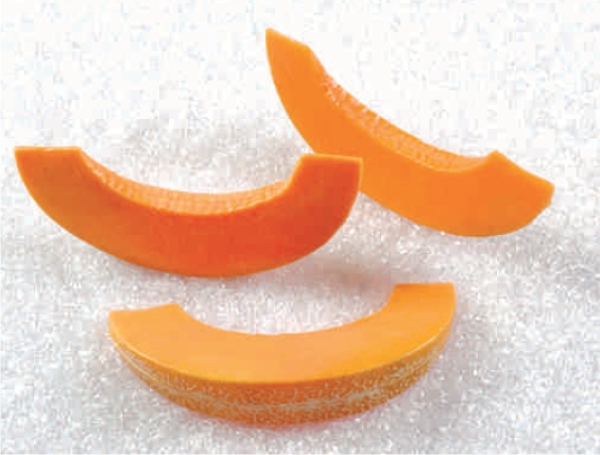 Melon slices, 3 pcs. in set
