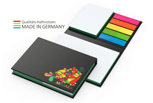 London White Bestseller 4C-Quality, Bookcover gloss-individuell Farbschnitt grün