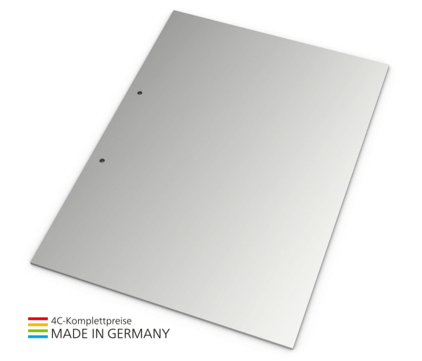 Schreibblock green+blue A4, 25 Blatt mit 2-fach Abheftlochung