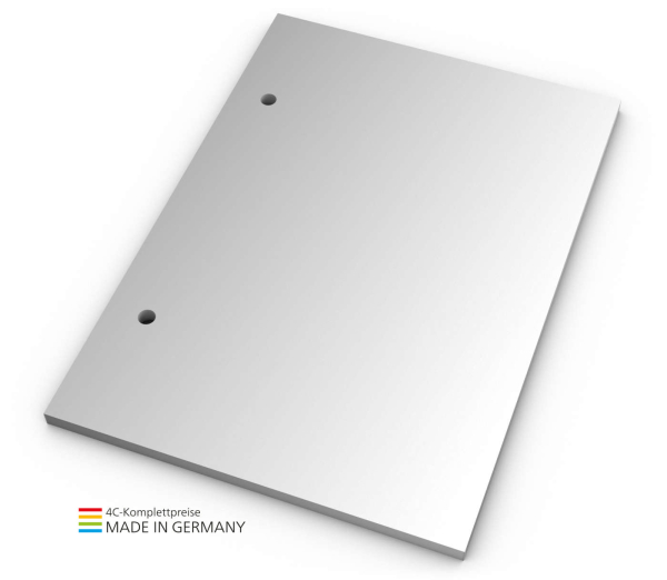 Schreibblock Bestseller A6, 50 Blatt mit 2-fach Abheftlochung