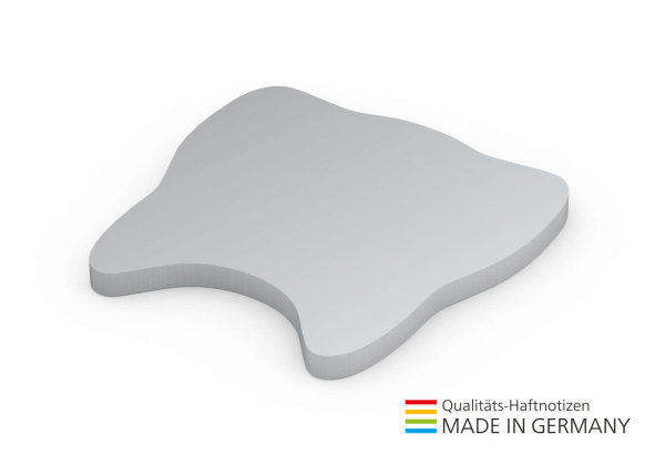 Form aus 72 x 72 mm, 50 Blatt, Zahn