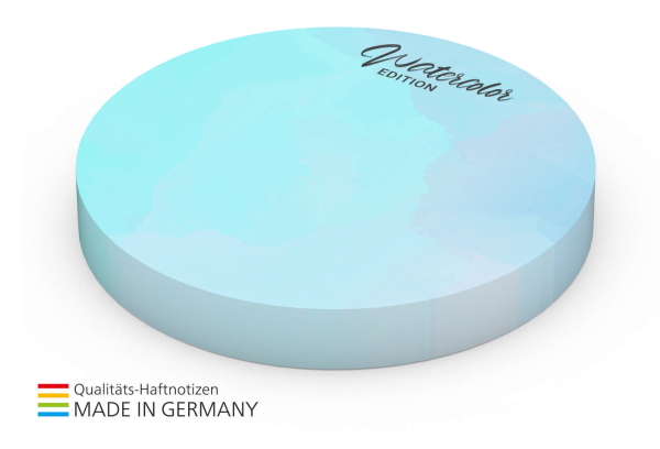 Form aus 72 x 72 mm, 100 Blatt, Kreis