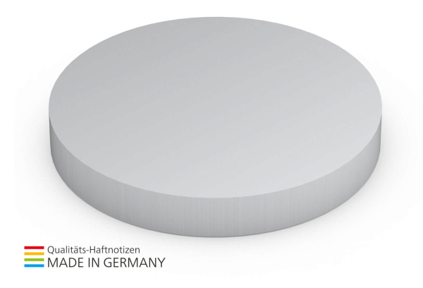 Form aus 72 x 72 mm, 100 Blatt, Kreis