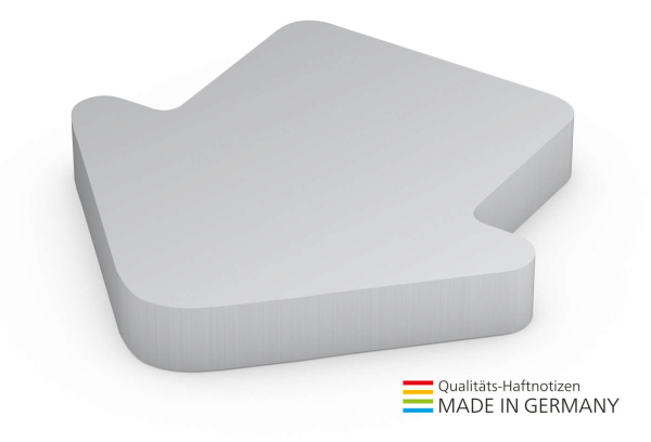 Form aus 72 x 72 mm, 100 Blatt, Pfeil