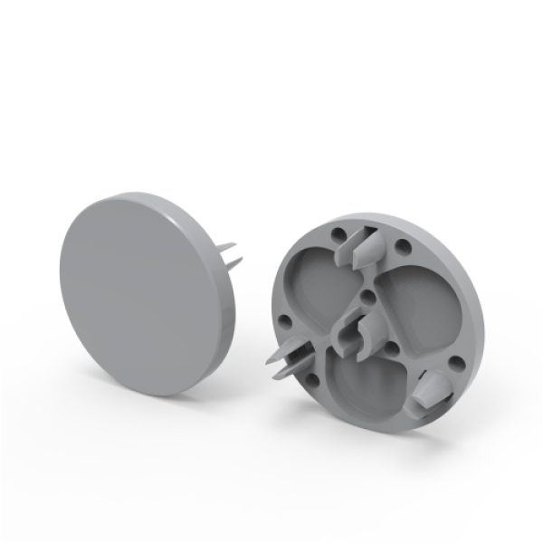 Endstopfen für Schiene 3-Kanal Rund 32 mm