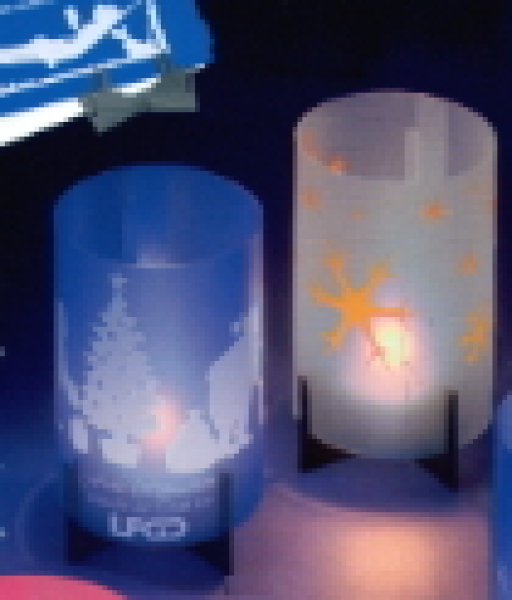 Windlicht "Merlin" transparent