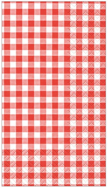 Servietten "Karo red", 40 x 33 cm