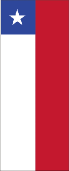 Chile Banner-Leihfahne 150 x 400 cm