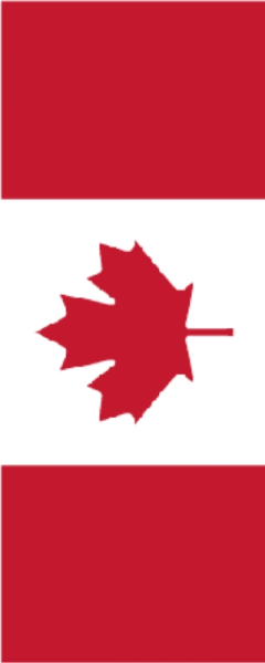 Kanada Banner-Leihfahne 150 x 400 cm