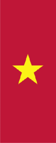 Vietnam Banner-Leihfahne 150 x 400 cm