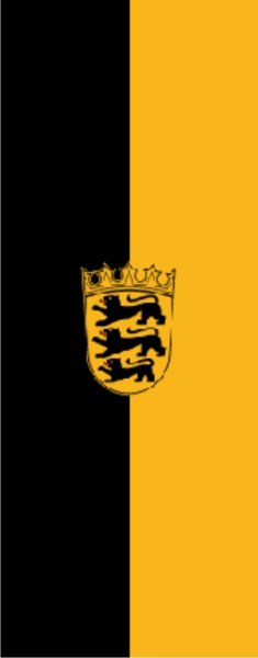 Baden-Württemberg Banner-Leihfahne 150 x 400 cm