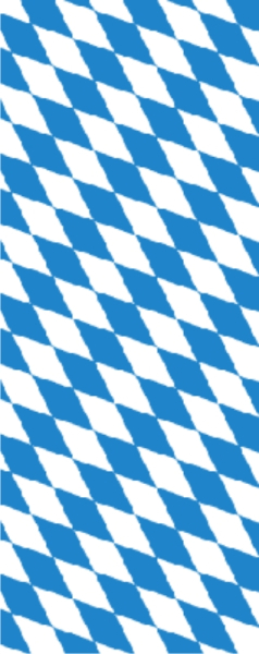 Bayern-Raute ohne Wappen Banner-Leihfahne 150 x 400 cm