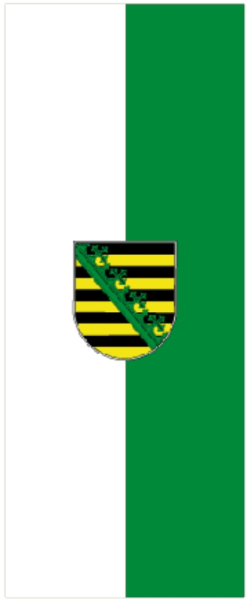 Saxony banner rental flag 150 x 400 cm