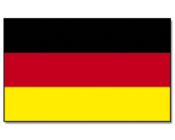 Deutschland Querformat-Leihfahne 200 x 120 cm