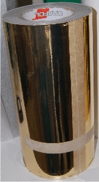 Hochglanzfolie gold, 25 m, 25 cm