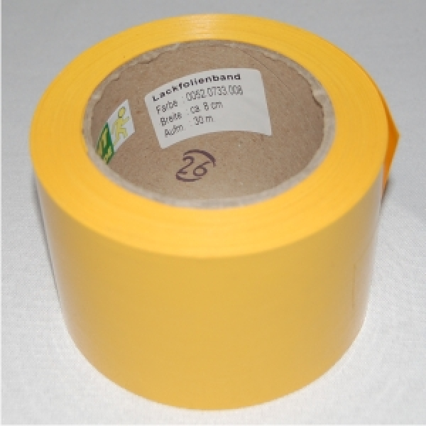 Paint films tape yellow 30 m x 8 cm