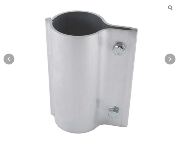 Schilderklemme 150 mm für Ø 76 mm