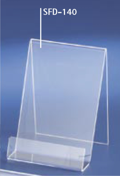 Stellschilder, SFD-140, klar, 98x140x25 mm