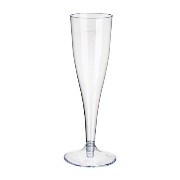Stem glasses for sparkling wine, PS 0.1 l Ø 5 cm