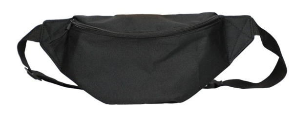 Bauchtasche, Gürteltasche schwarz, 21 x 8 x 8 cm