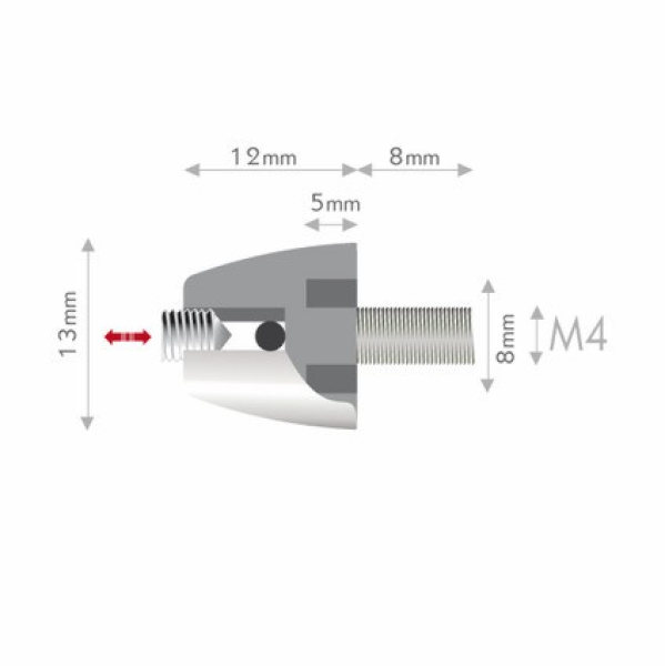 Fisso Fly Beak panel holder for ropes