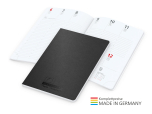 Prestige-Flexx Bestseller inkl. Prägung schwarz-glänzend
