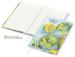Note-Book green+blue A4, Cover-Star Recycling-Matt