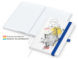 Match-Book White Bestseller A4 Natura individuell, mittelblau