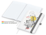 Match-Book White Bestseller A4 Natura individuell, silbergrau