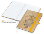 Match-Book White Bestseller A4 Natura braun-individuell, gelb