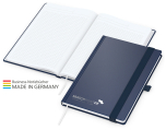 Vision-Book White Bestseller A5, dunkelblau inkl. Silberprägung