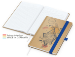 Match-Book White Bestseller A5 Natura braun-individuell, mittelblau