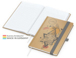 Match-Book White Bestseller A5 Natura braun-individuell, silbergrau